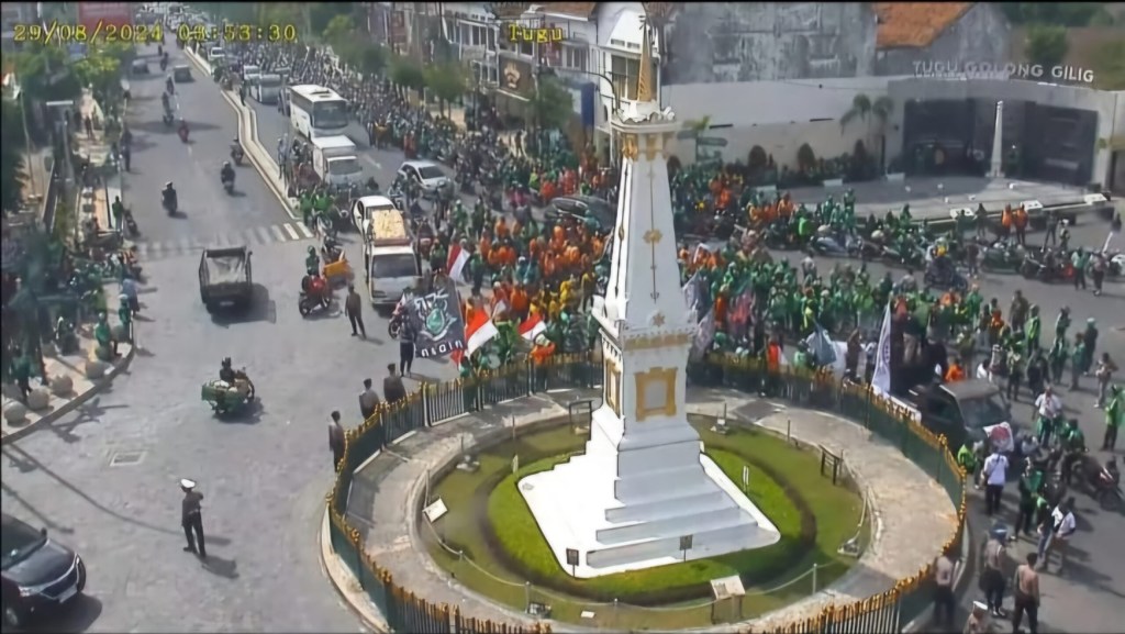 Demo Lintas Ojek Online di Jogja Hari Ini, Perjuangkan Tarif &&nbsp;Regulasi