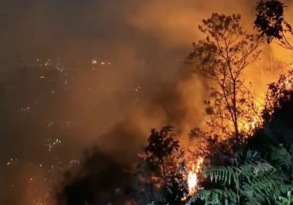 Kebakaran Lereng Gunung Telomoyo Berawal dari Warga Bakar Rumput